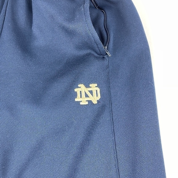 Adidas Climawarm Athletic Jogger Pants Mens XS Blue Notre Dame - Picture 4 of 12